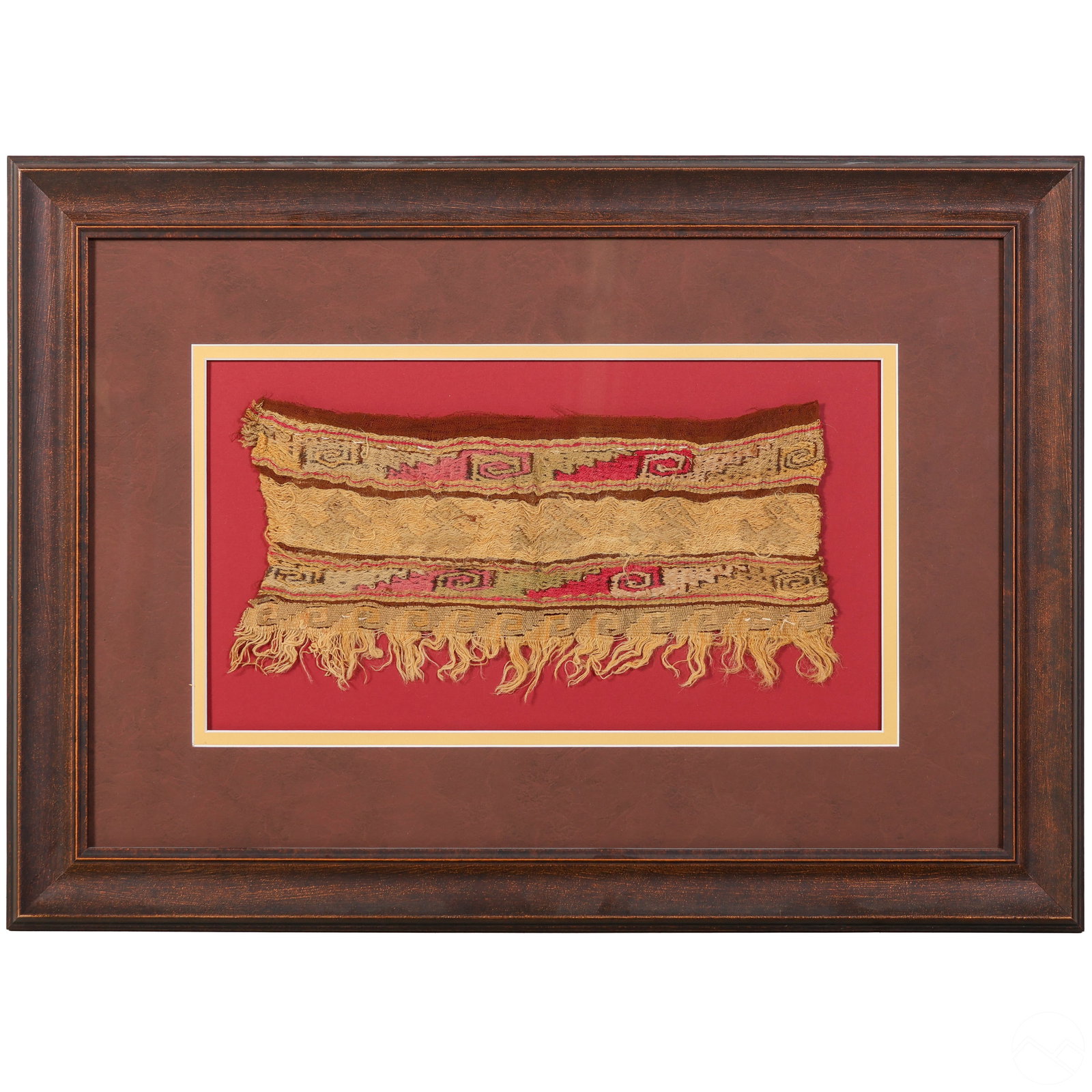 Pre-Columbian Style Geometric Textile Fragment (1 of 5)