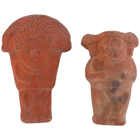 Mesoamerican Style Ceremonial Terracotta Figures