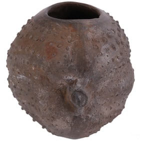 Pottery Globular Pre-Columbian Style Tribal Vessel