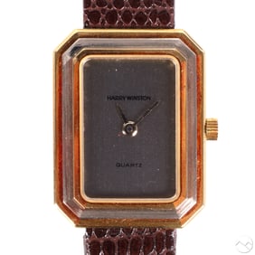 Harry Winston 18k Yellow Gold Ladies Dress Watch