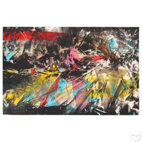 Rupert Smith 1951-1989 Abstract Silkscreen Print