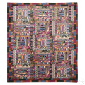 Missoni Vintage Italian Designer Area Rug SIGNED