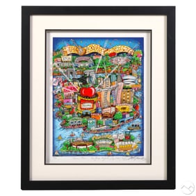 Fazzino b.1955 New Jersey New York 3D Litho SIGNED