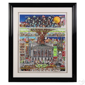 Fazzino b.1955 Money Doesn't Grow on Trees SIGNED