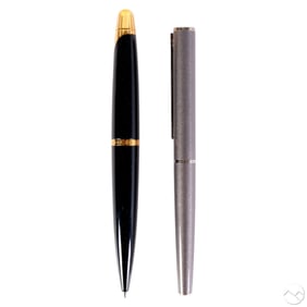 Louis Vuitton and A.Dunhill Ballpoint Pens 2pc LOT