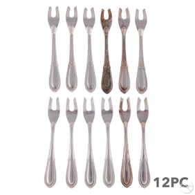 Buccellati Sterling Villa D'Este Fork 12p SET 433g