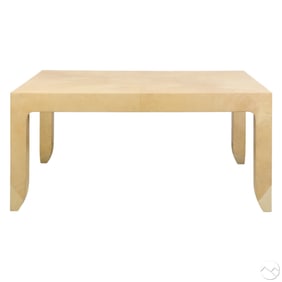 Aldo Tura Italian Designer Goat Skin Coffee Table