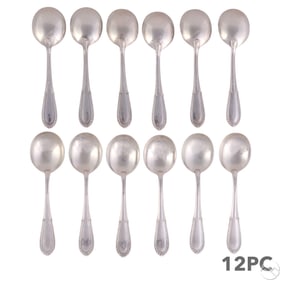Buccellati Sterling Villa D'Este Spoons 12pc 700g.