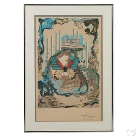Salvador Dali 1904-1989 LE Courtesan Litho SIGNED