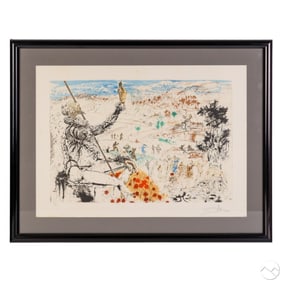 Salvador Dali Don Quixote SIGNED LE Lithograph