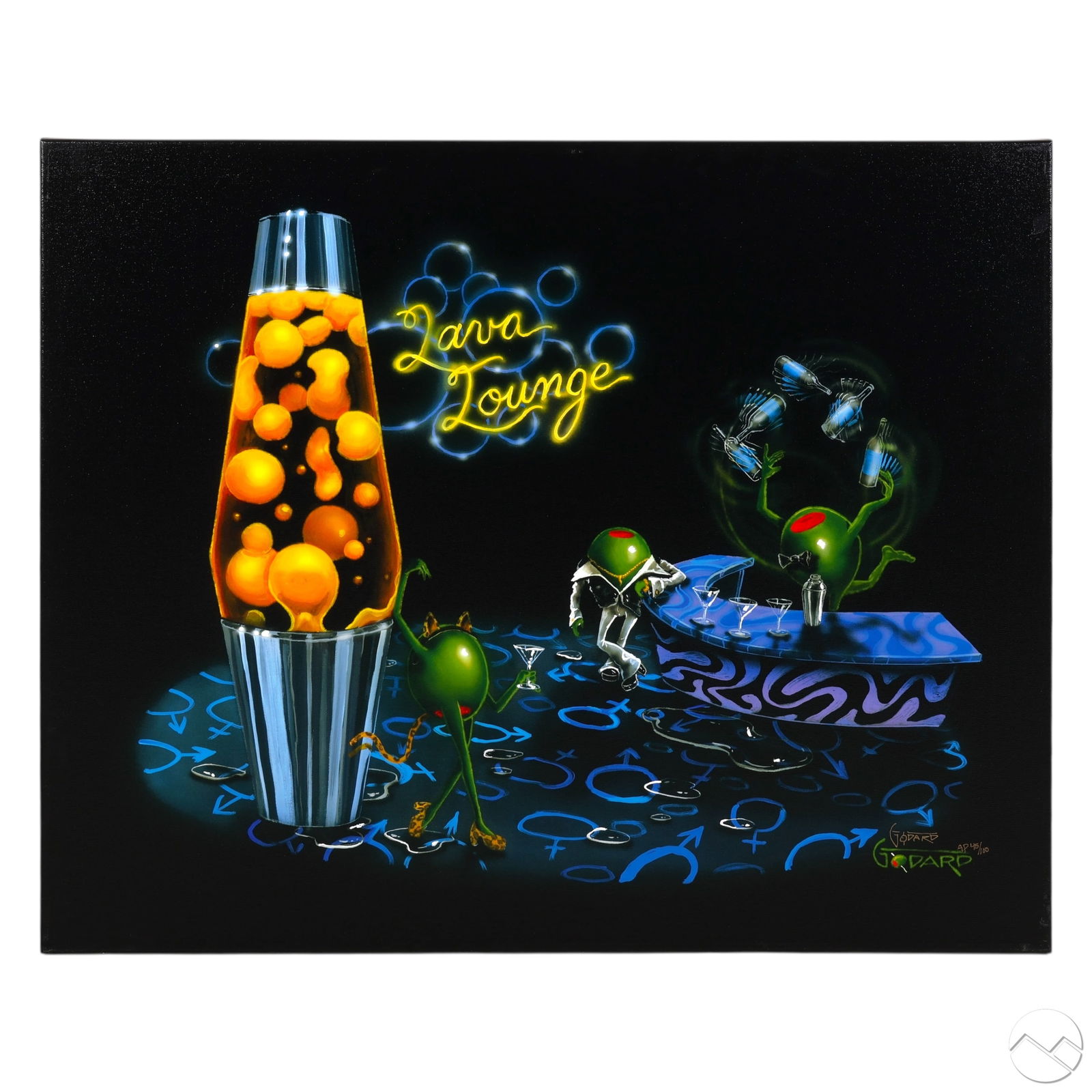 Michael Godard B.1958 Lava Lounge LE Giclee SIGNED (1 of 7)