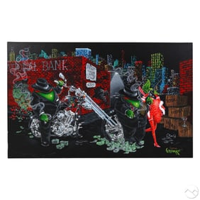 Michael Godard B.1958 Gangster Bike Giclee SIGNED
