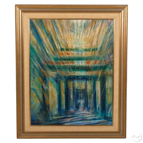 Yoram Raanan b.1953 Abstract Shine Light Painting