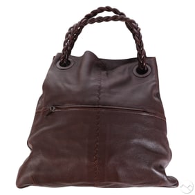 Bottega Veneta Brown Leather Cervo Julie Tote