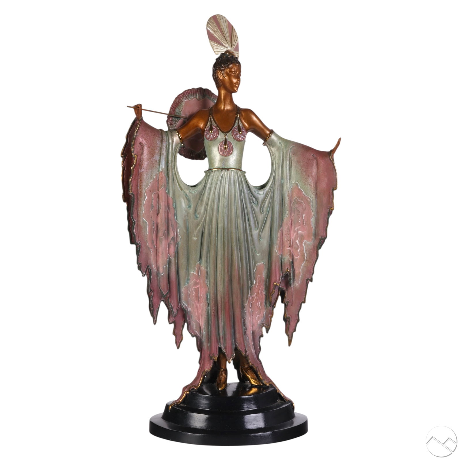 Erte 1892-1990 Twilight LE Deco Bronze Sculpture (1 of 8)