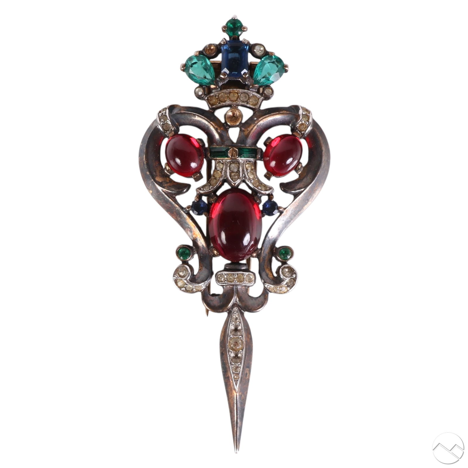 Crown Trifari Alfred Philippe Sterling Dress Clip (1 of 7)