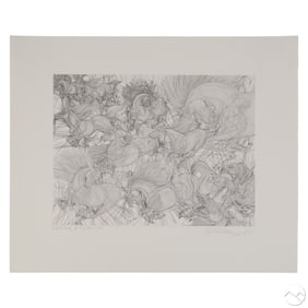 Guillaume Azoulay b.1949 Onze Chevaux LE SIGNED