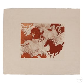 Guillaume Azoulay b1949 "Fugue" AP Etching SIGNED