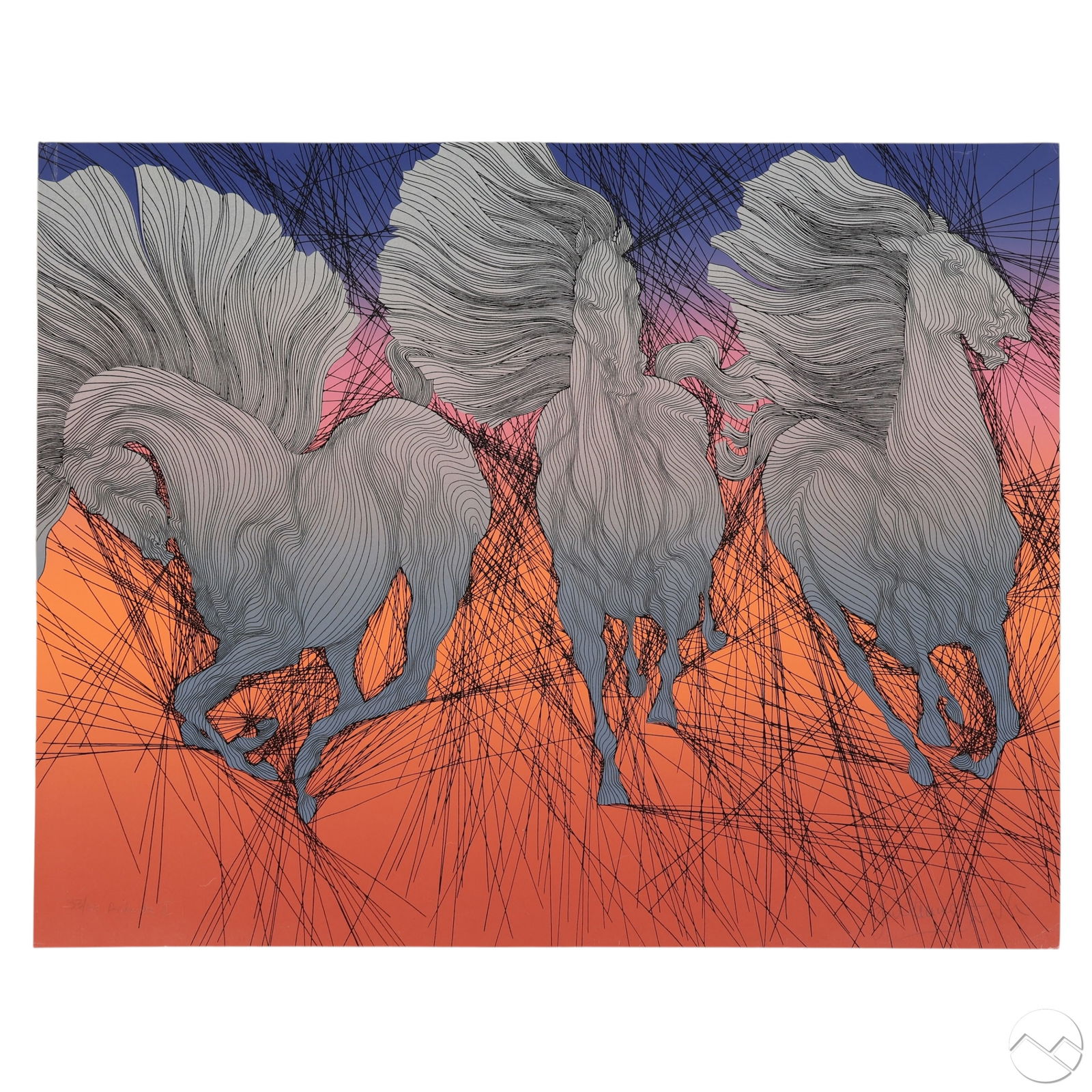 Guillaume Azoulay b.1949 Andante II Print SIGNED (1 of 5)