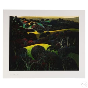 Eyvind Earle 1916-2000 Santa Ynez Memories SIGNED