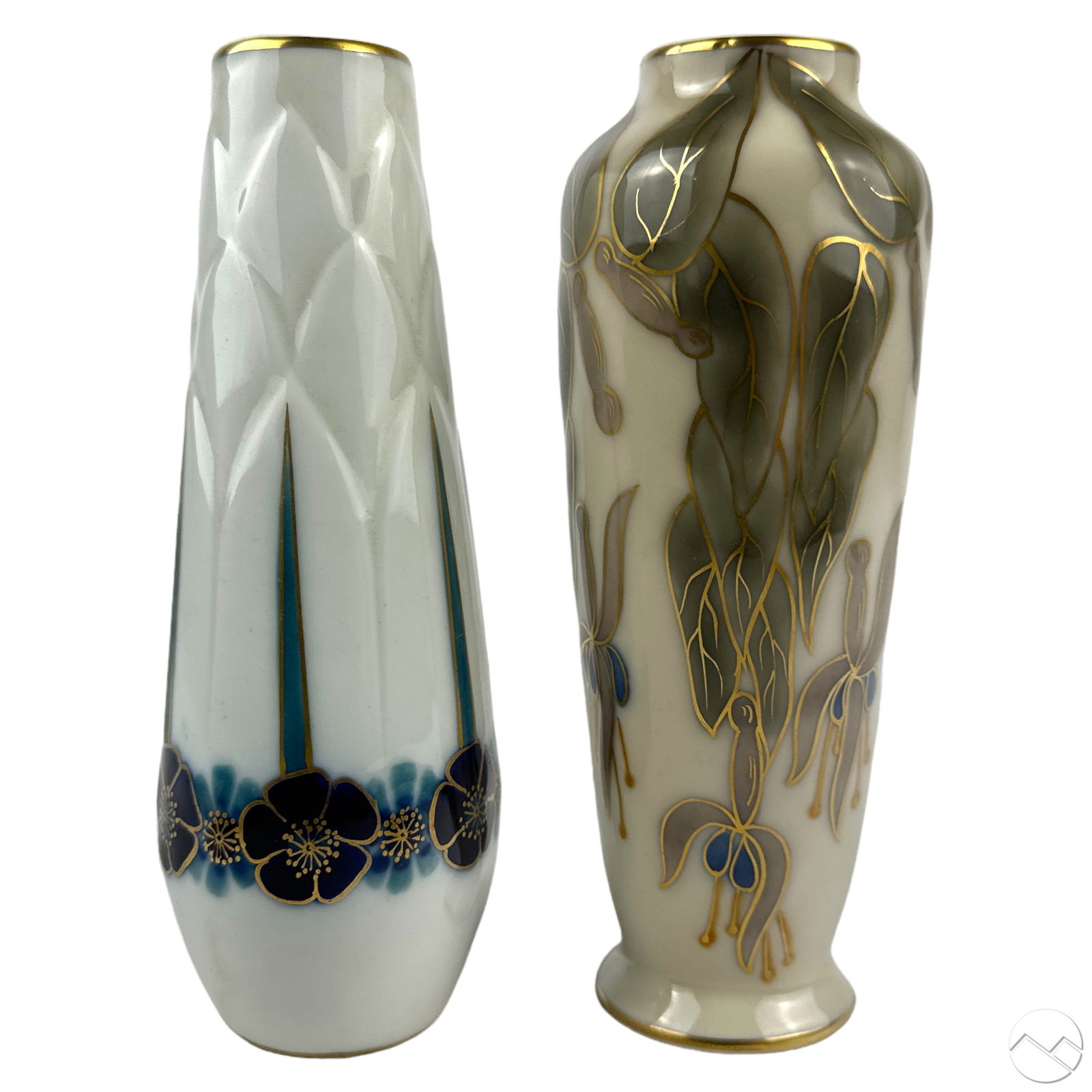Limoges Lemovices Porcelain Art Nouveau Bud Vases (1 of 4)
