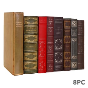 Franklin Library Montaigne Maupassant Dickens LOT