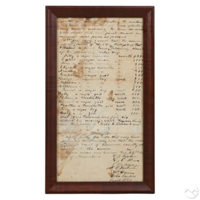 Lawrence County Mississippi Slave Valuation Record