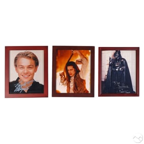 DiCaprio Prowse and Pit Publicity Photos SIGNED