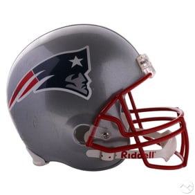 NFL New England Patriots Super Bowl Helmet SIGNED