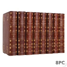 Works of Walt Whitman 1902 Partial Vol 6-10 Books