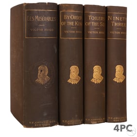 Victor Hugo Antique 1880's Thomas Y. Crowell Books