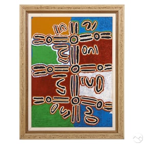 Biddy Long b.1931 Australia Aboriginal Painting