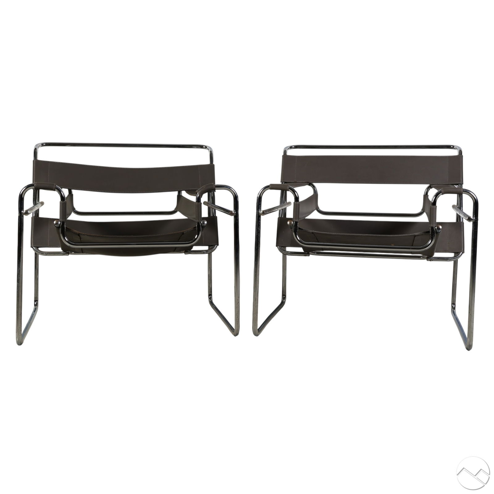Pair of Marcel Breuer Wassily Style Italian Chairs (1 of 8)