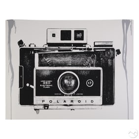 Mr Brainwash b.1966 Warhol Polaroid Camera SIGNED