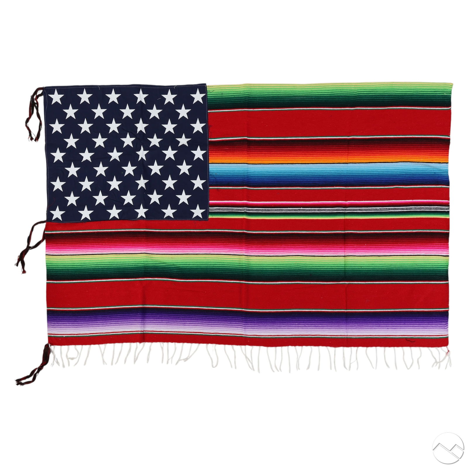 Nacho Becerra b.1962 Urban Textile American Flag (1 of 5)