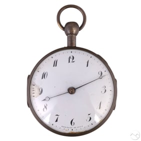 Antique Breguet Et Fils French Silver Pocket Watch