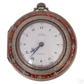 Isaac Rogers London Triple Case Fusee Pocket Watch
