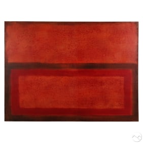 Mario Sergio Lopez 21C Abstract Red Box Painting