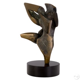 Mary Jane Kaufman 20C Modernist Bronze Sculpture