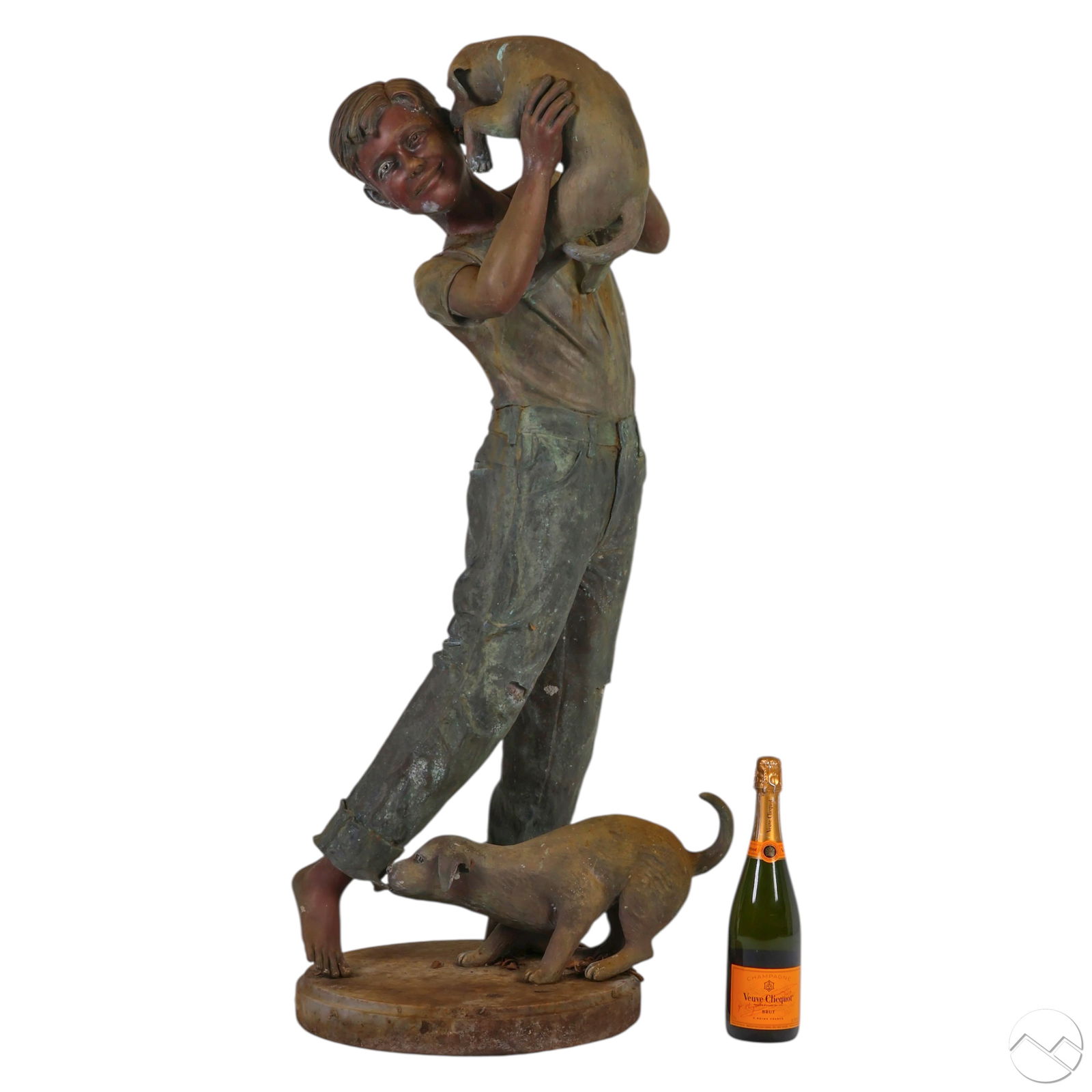 Howard Jayson b.1968 Puppy Love Bronze Sculpture (1 of 9)