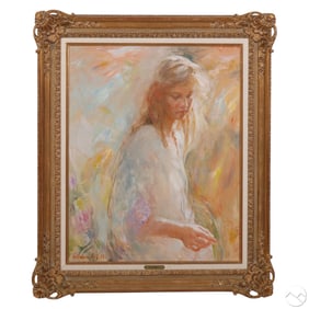 Beltran Bofill 1934-2009 Woman in Yellow Painting