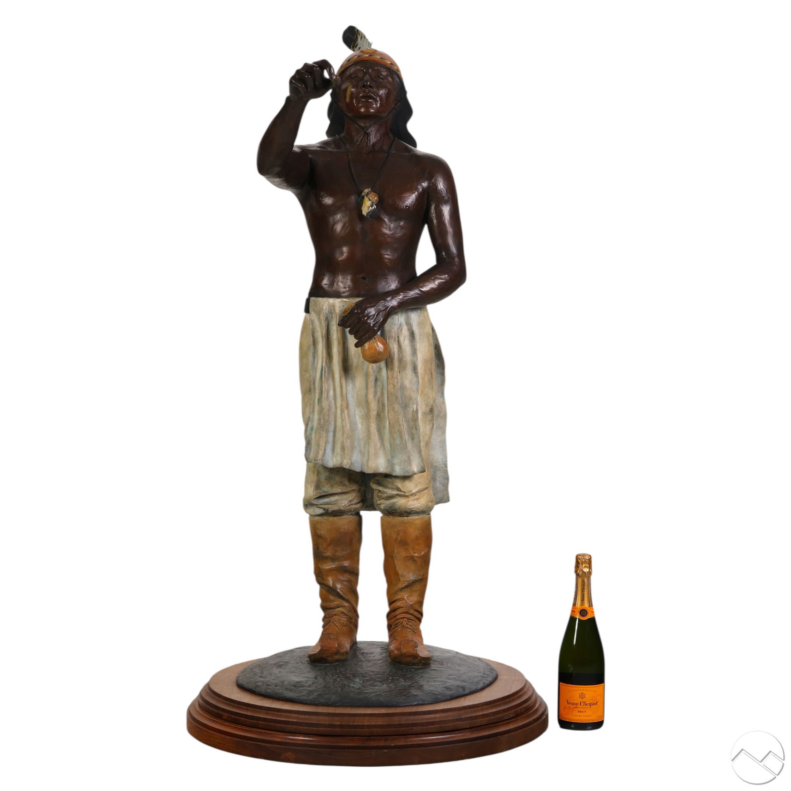 Craig Goseyun b.1960 Medicine Man Bronze Sculpture (1 of 10)