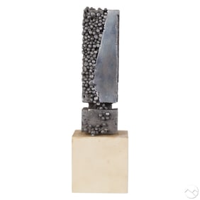 John Andrew Smith 20C Brutalist Metal Sculpture