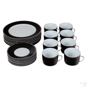 Christofle Porcelain Metropolis Coffee Trio SET