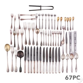 Christofle Assorted Serving Pieces Flatware 61pc