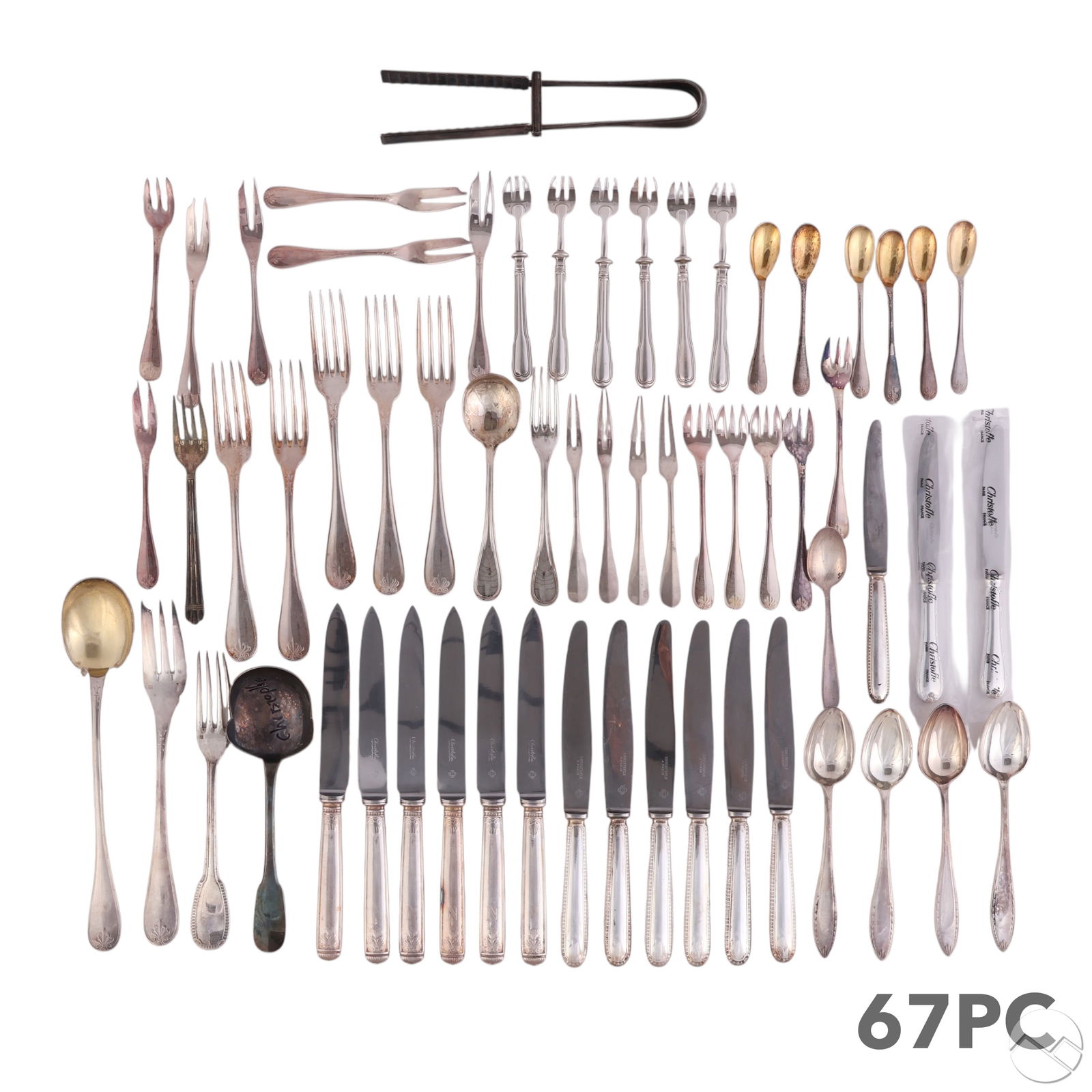 Christofle Assorted Serving Pieces Flatware 61pc (1 of 9)