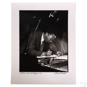 Herman Leonard 1923-2010 Thelonious Monk 49 SIGNED