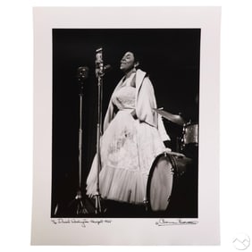 Herman Leonard 1923-2010 Dinah Washington SIGNED
