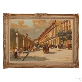 Andre Gisson 1921-2006 Parisian Street Painting
