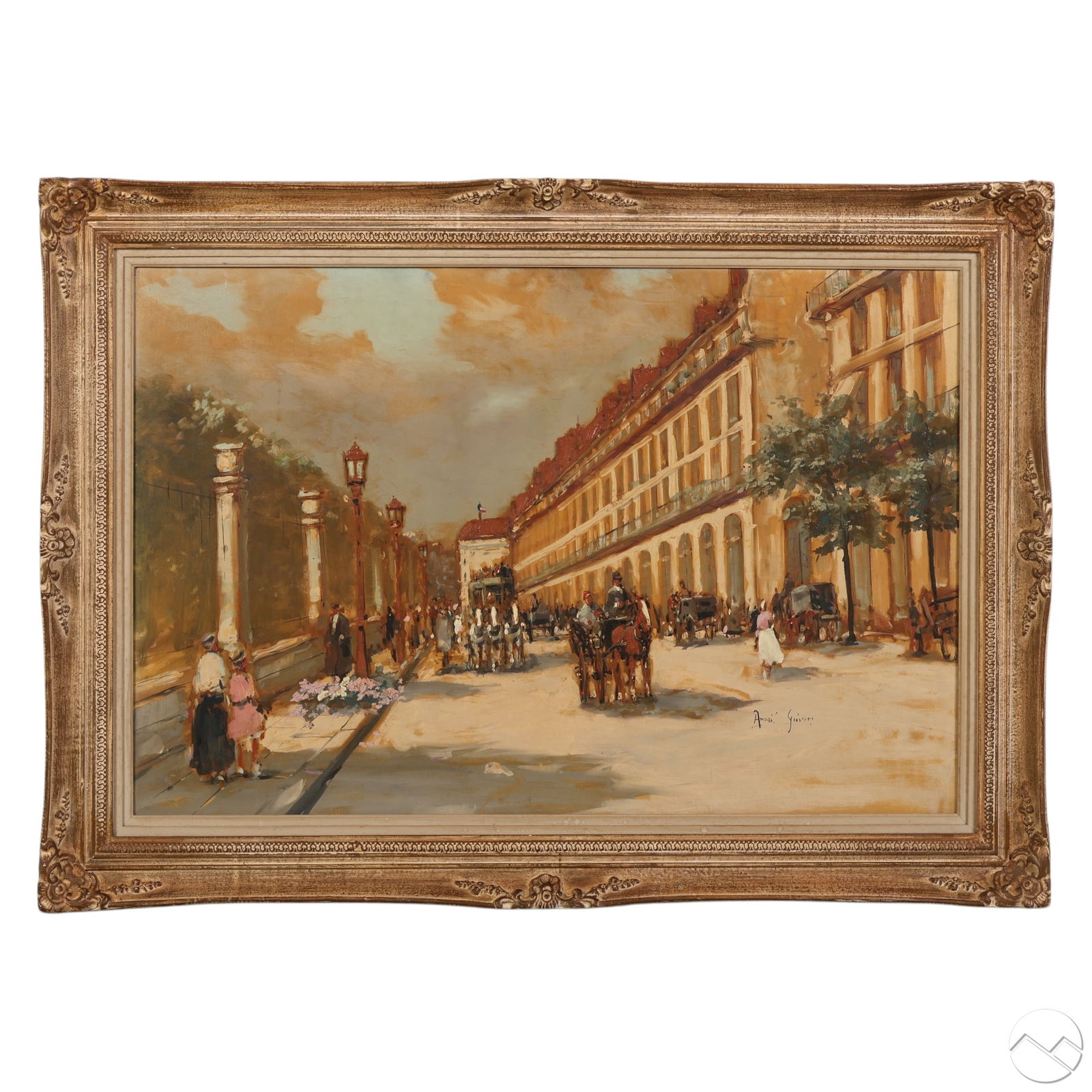 Andre Gisson 1921-2006 Parisian Street Painting (1 of 6)